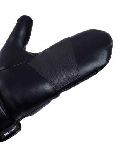 Womens/ladies Fabiola Sherpa Lined Logo Mittens Xs-s Black Trespass