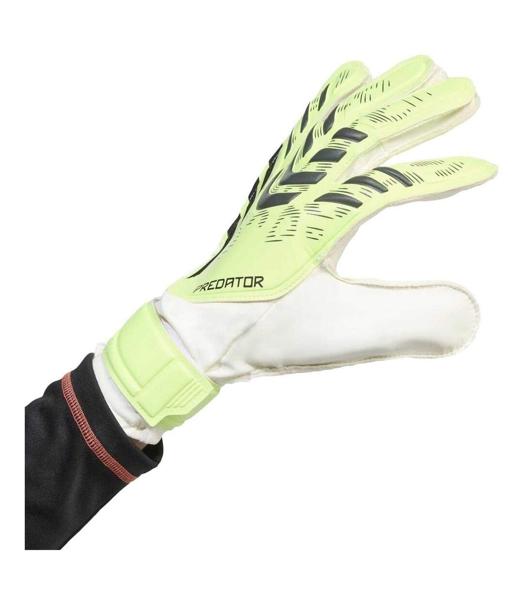 Gants De Gardien De But Entraînement Predator Adulte Citron Noir Adidas-4
