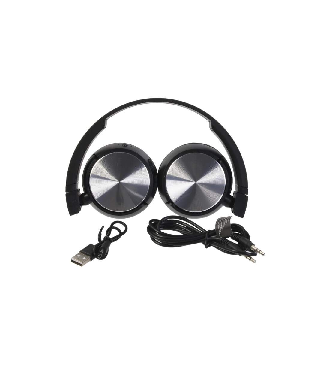 Casque Audio Bluetooth Pliable 16cm Noir-1