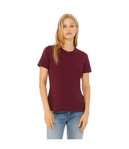 T-shirt femme bordeaux Bella + Canvas Bella + Canvas