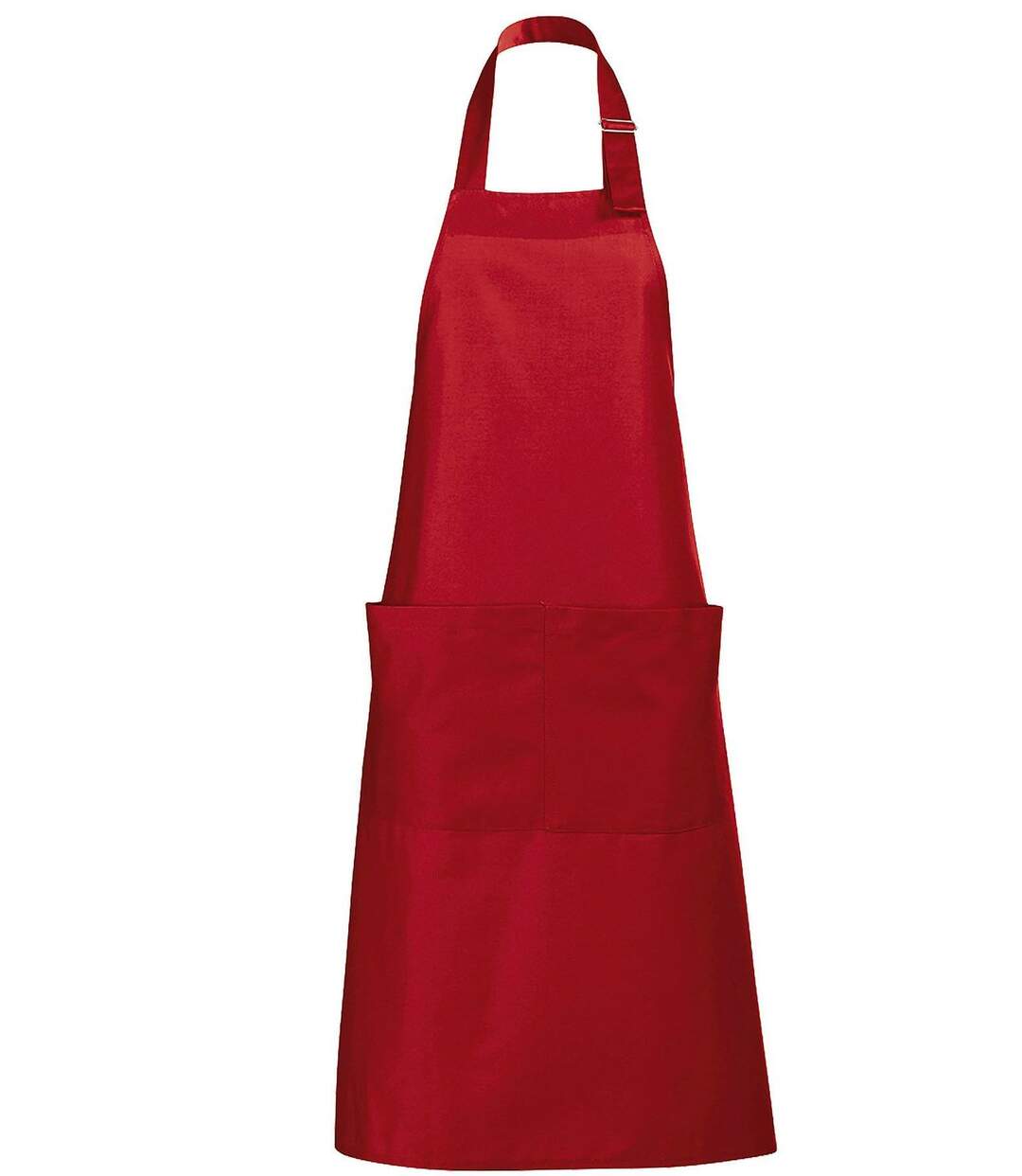 Tablier long avec poches - 88010 - rouge-2