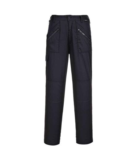 Womens/ladies Cargo Trousers Black Portwest
