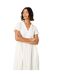 Womens/ladies midi shirt dress ivory Dorothy Perkins