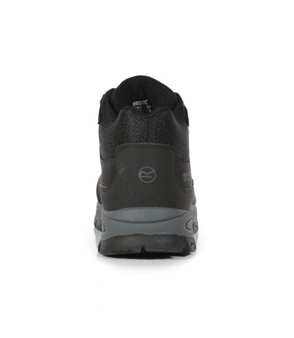 Regatta Mens Sandstone Safety Shoes (Black/Granite) - UTRG6629
