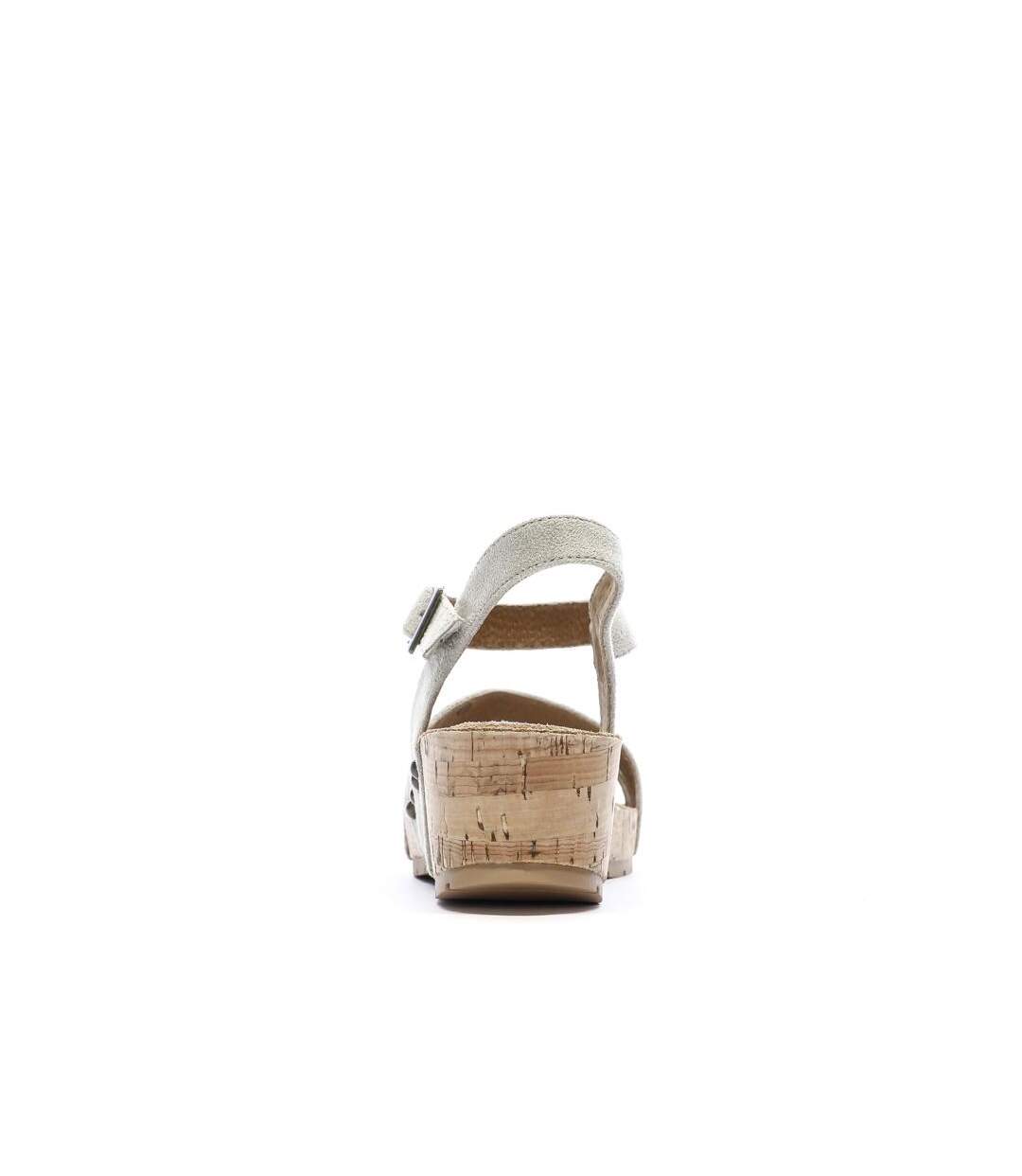 Sandales grises clair femme chattawak laspinas-3