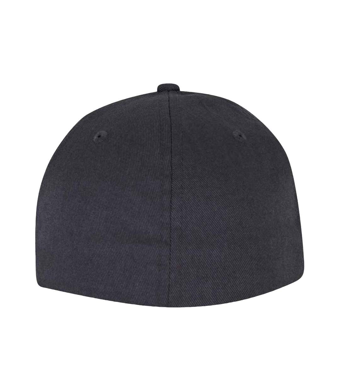 Casquette peignée wooly unisexe charbon Flexfit-2