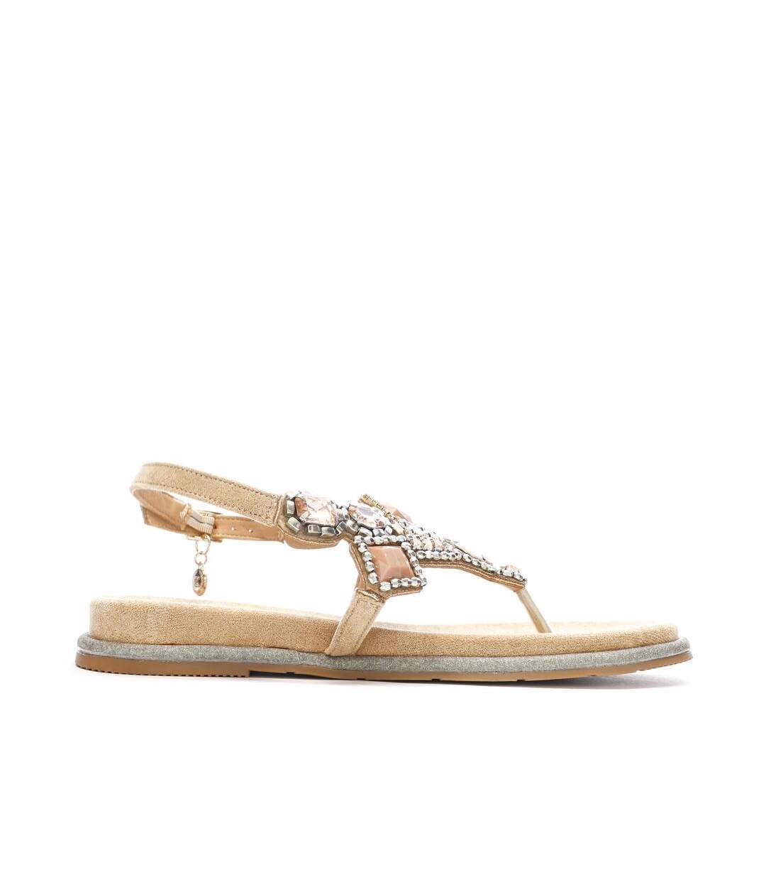 Sandales jaune à bijoux femme xti 144017-2