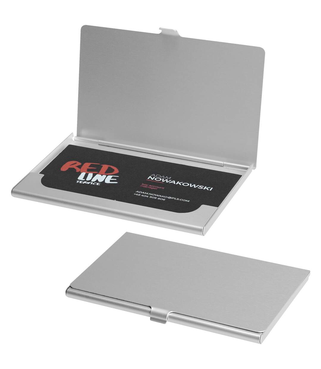 Shanghai business card holder one size silver Bullet