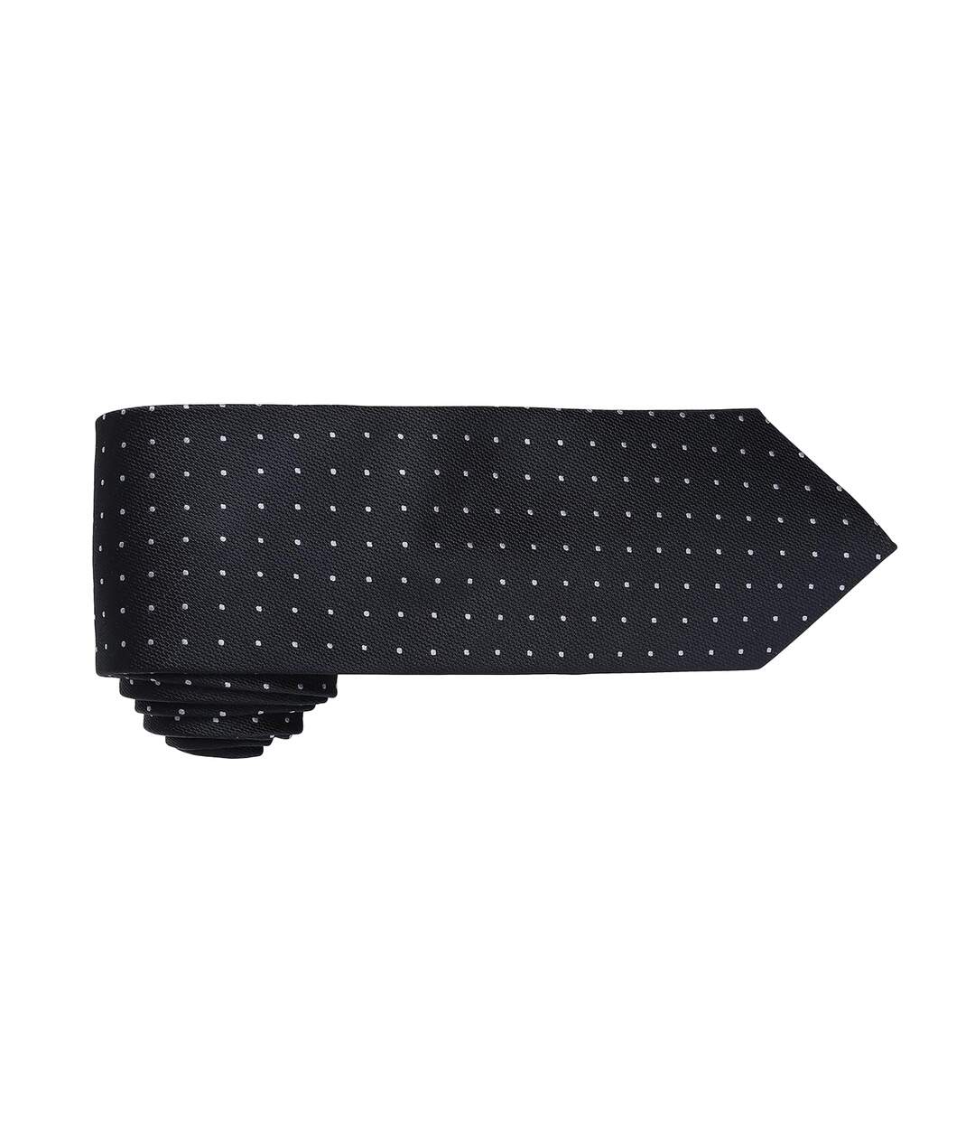 Premier Mens Micro Dot Pattern Formal Work Tie (One Size) (Black/Dark Grey) - UTRW5234-2