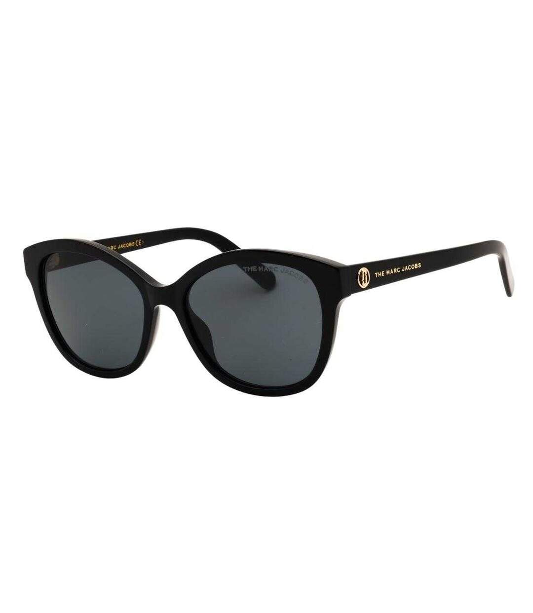 Lunettes De Soleil Motif/style Logo Femme Taille Unique Gris Noir Marc Jacobs-2