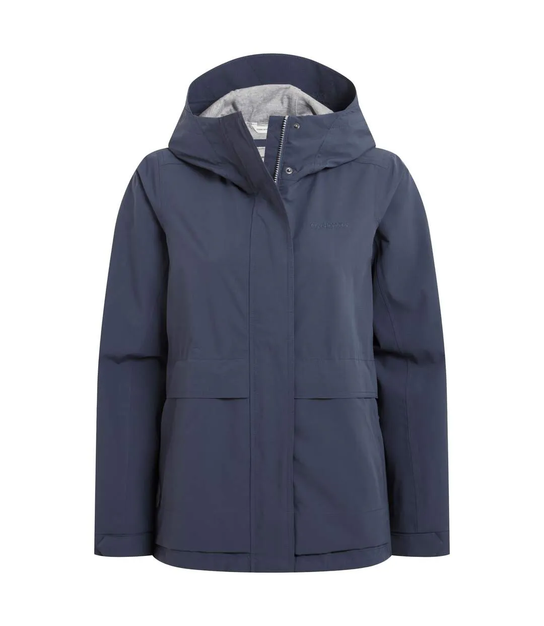 Womens/ladies National Trust Cinquefoil Waterproof Jacket Anthracite Craghoppers-2