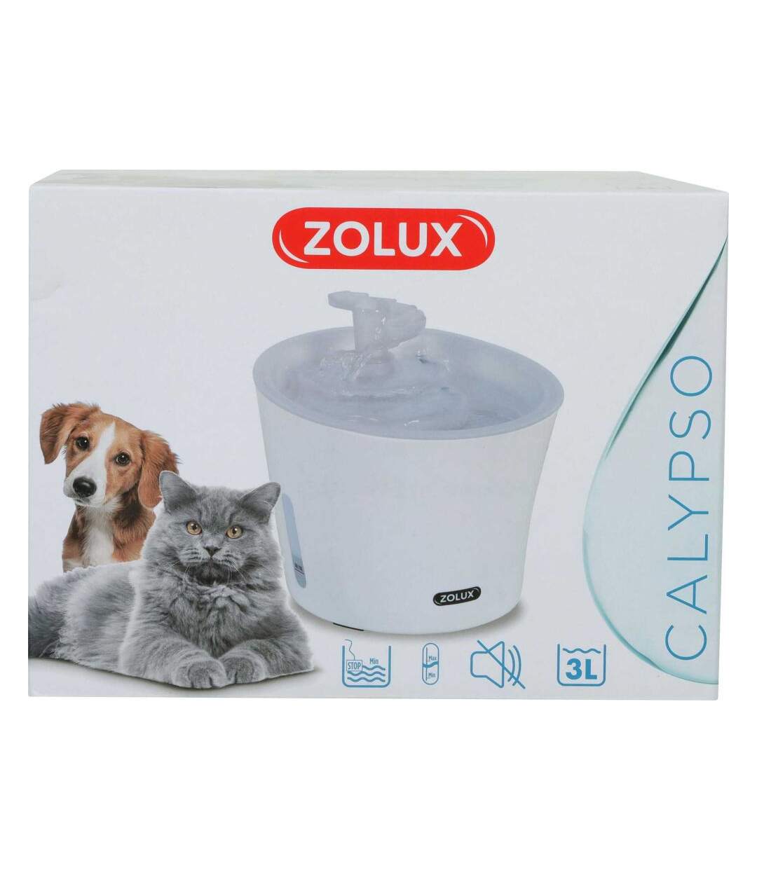 Fontaine à eau pour chiens et chats Calypso 3 litres