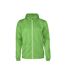 Mens Fastplant Waterproof Jacket Lime Printer RED-1