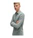 Mens Embroidered Branded Slim Shirt Green Boss-4