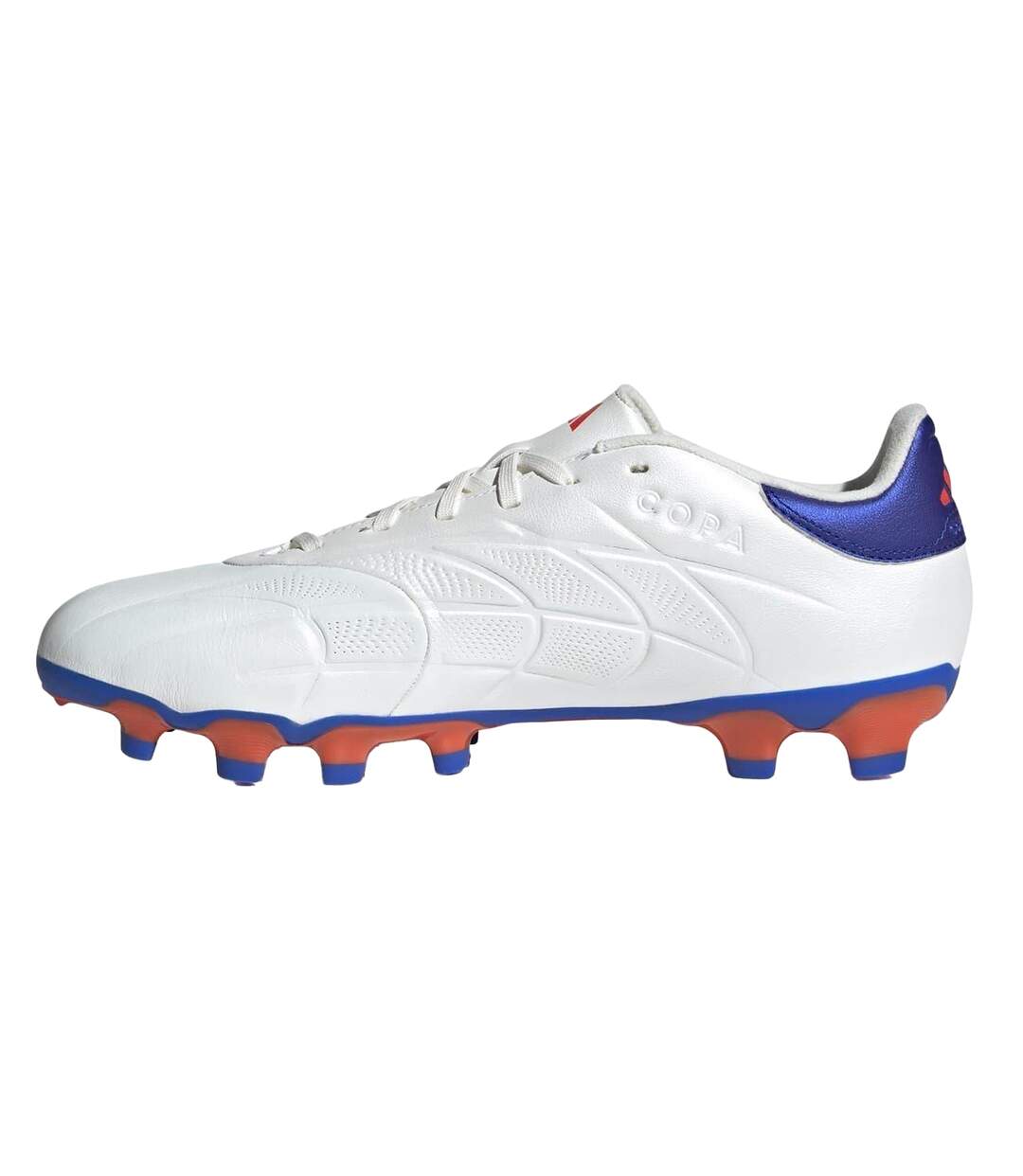Chaussures De Foot Pour Terrain Ferme Motif/style 3 Rayures Copa Pure League Homme Blanc Vif Bleu Vif Adidas-3