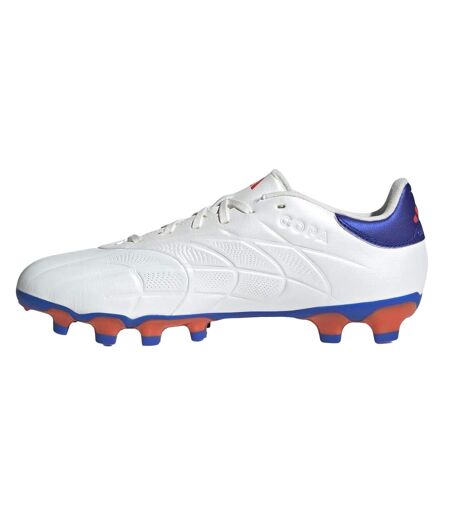 Chaussures De Foot Pour Terrain Ferme Motif/style 3 Rayures Copa Pure League Homme Blanc Vif Bleu Vif Adidas