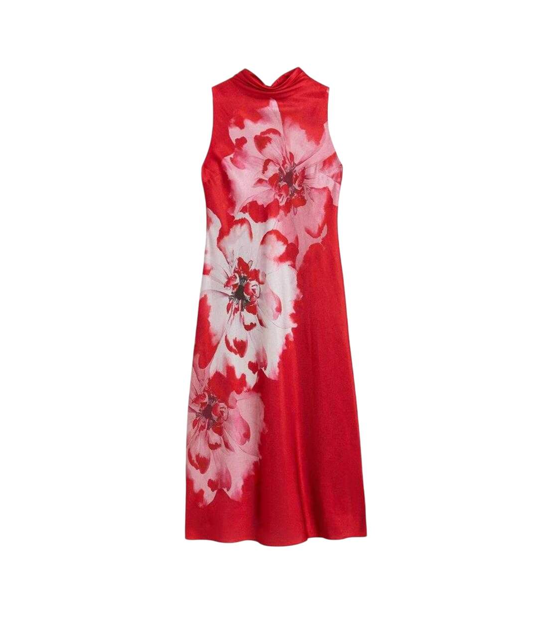 Robe Mi-longue Motif/style Floral Aliara Femme Rouge Ted Baker-2