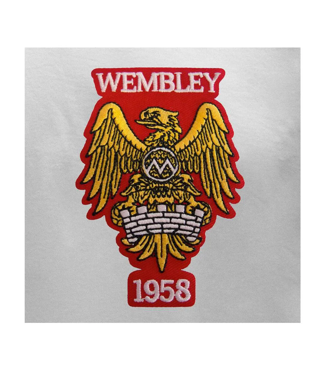 Mens United Wembley 1958 Crest T-shirt White Fan Originals-2