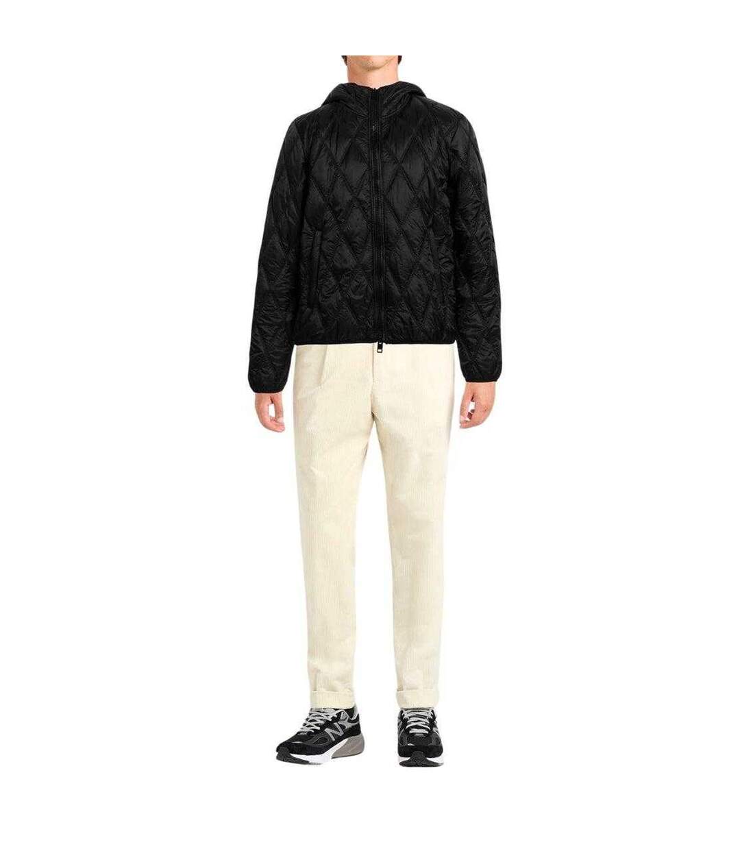 Doudoune Matelassée Homme Noir Diesel-1