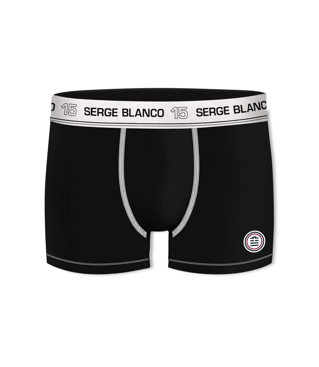 Lot de 10 boxers homme en coton avec surpiqures Class Serge Blanco-3