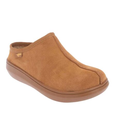 Chaussons mules sugar glider femme brun-beige Rocket Dog