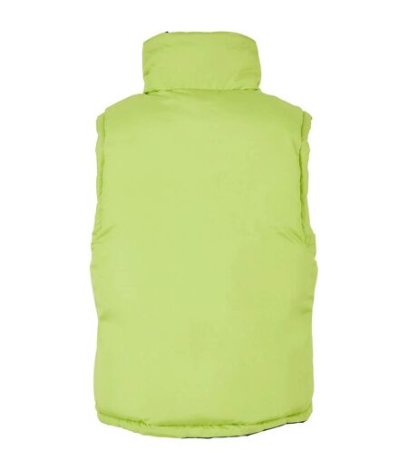 Doudoune Sans Manches Femme Noir Jaune Fluo Urban Classics