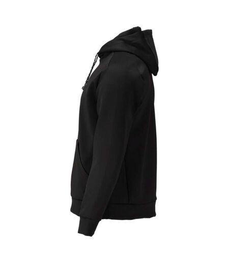 Sweat À Capuche Motif/style Uni Customised Homme Noir Mascot