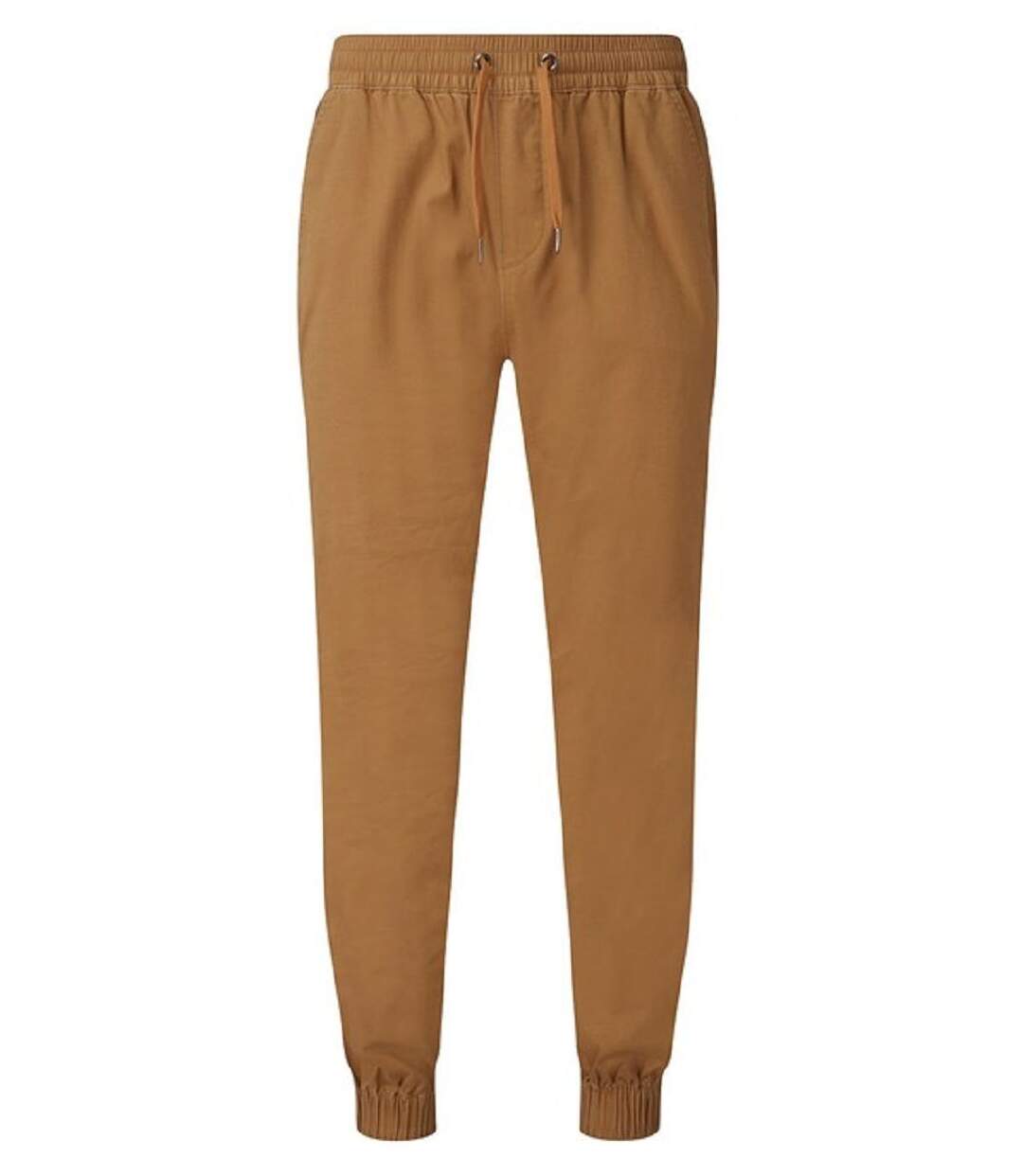 Pantalon jogger en twill - Homme - AQ055 - beige camel