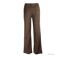 MAYFLOWER Basic Lin : Pantalon femme en lin fluide coloris Choco pour un été chic-3