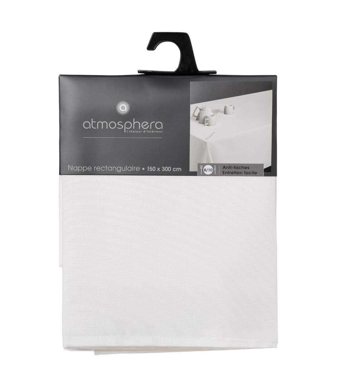 Nappe Antitache Unie 150x300cm Ivoire-4