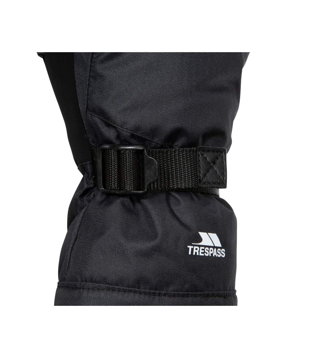 Unisex Adults Adarek Leather Ski Mitt Black Trespass-3