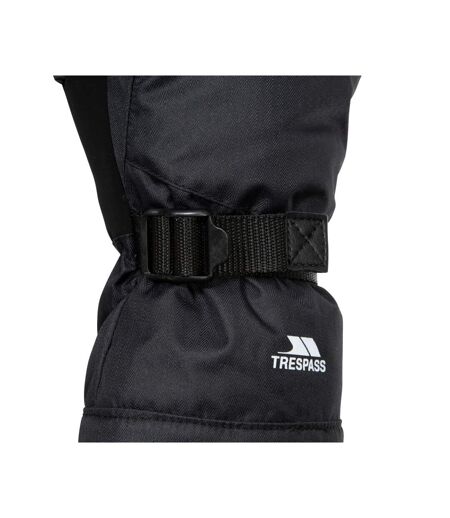 Unisex Adults Adarek Leather Ski Mitt Black Trespass