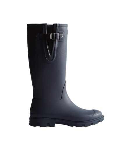Mens Downpour Adjustable Wellington Boots Navy Hunter