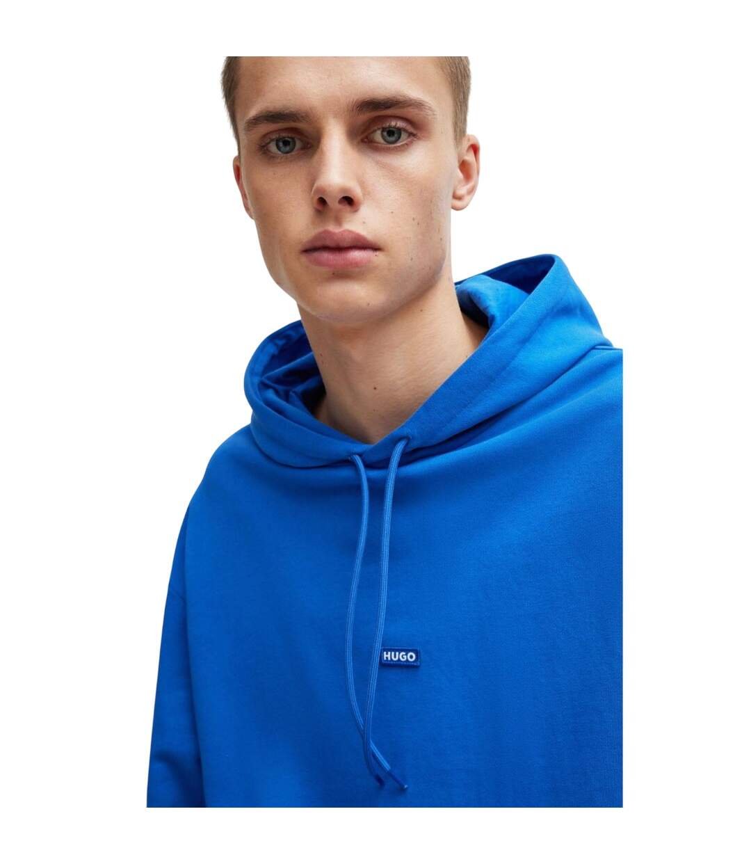 Sweat À Capuche Nalonso Homme Bleu Hugo-4
