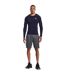 Haut Thermique Homme Bleu Marine Blanc Under Armour-4