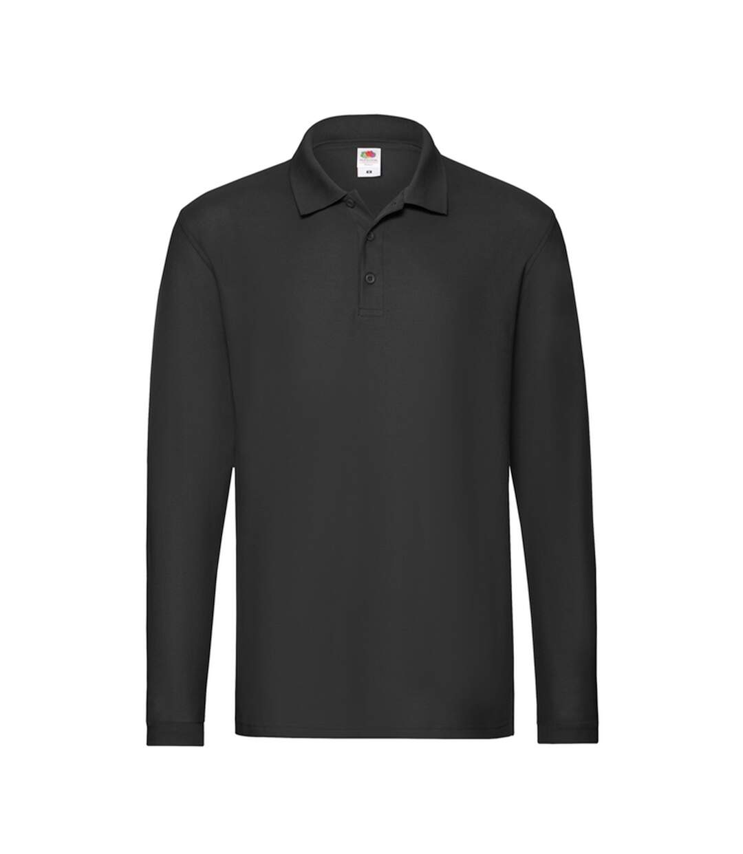 Polo Premium Homme Noir Fruit Of The Loom-1