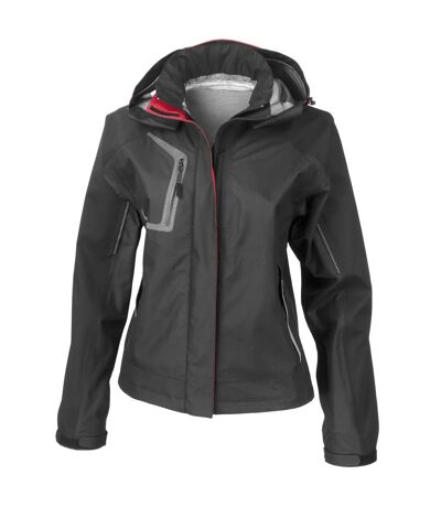 Spiro Womens/Ladies Nero Premium Outdoor Sports Jacket (Waterproof & Breathable) (Black) - UTRW1453
