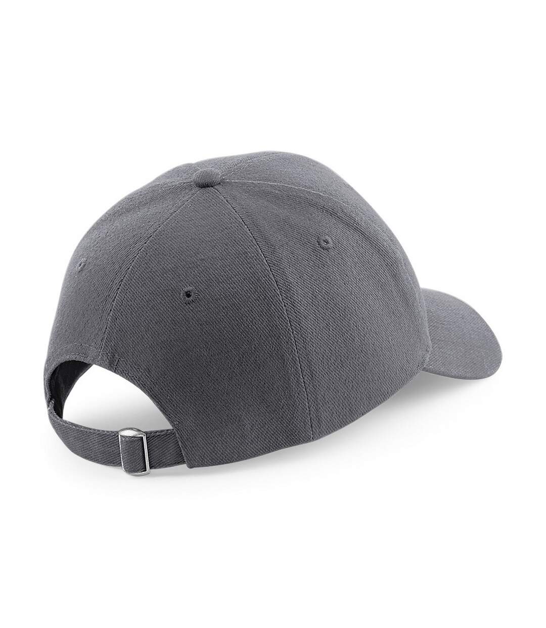 Casquette de baseball 100% coton épais adulte unisexe gris graphite Beechfield-3