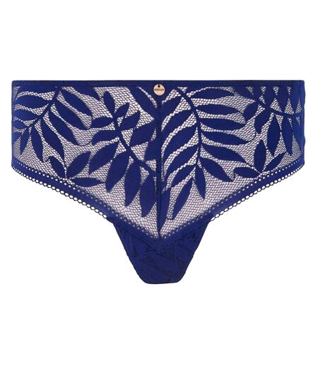 Shorty tanga bleu marine Lina