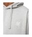 Mens Essentials Overhead Hoodie Grey Marl SikSilk-4