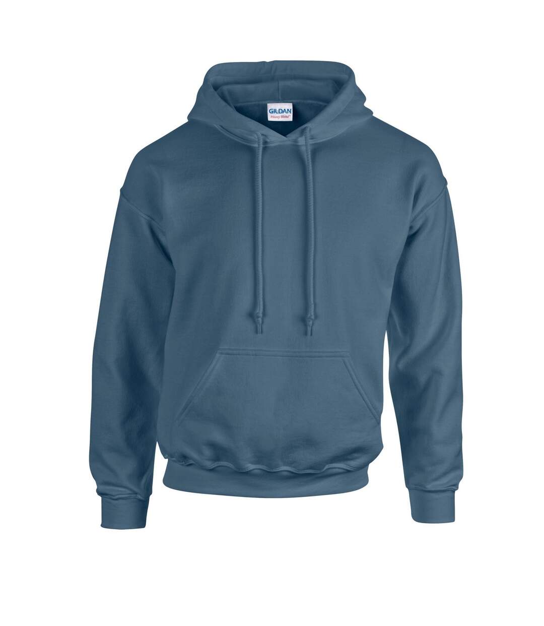 Sweat À Capuche Adulte Bleu Indigo Gildan-1