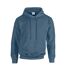 Sweat À Capuche Adulte Bleu Indigo Gildan-1