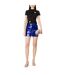 Mini Jupe Motif/style Métallisé Femme Violet AmyLynn-4