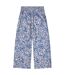 Pantacourt tassia femme bleu clair Animal-2