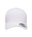 Childrens/kids Retro Trucker Cap White Flexfit-1