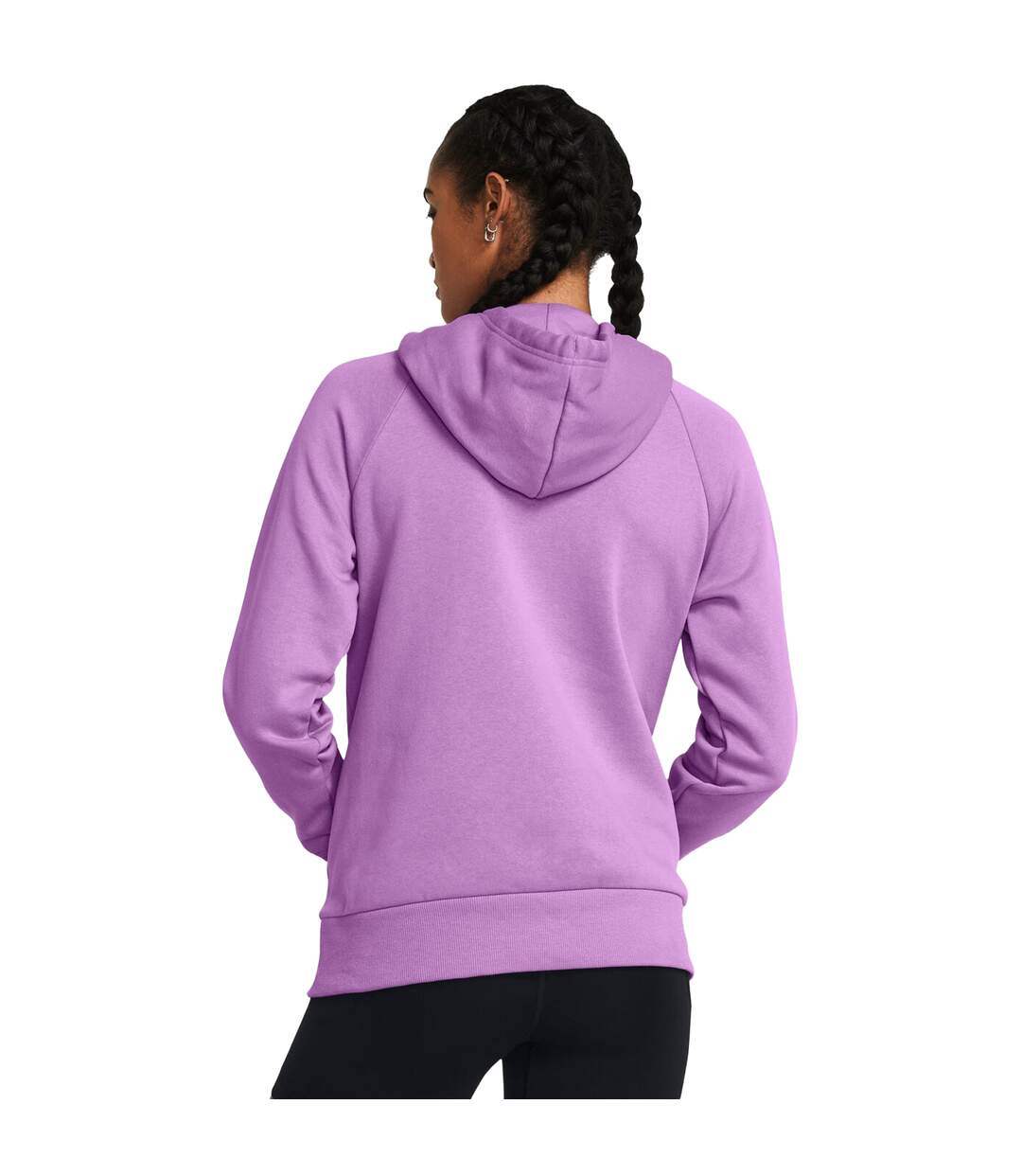 Sweat À Capuche Rival Femme Violet Clair Under Armour-3