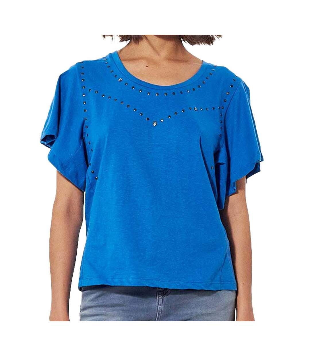 T-shirt Bleu Femme Kaporal Karvi - S-1