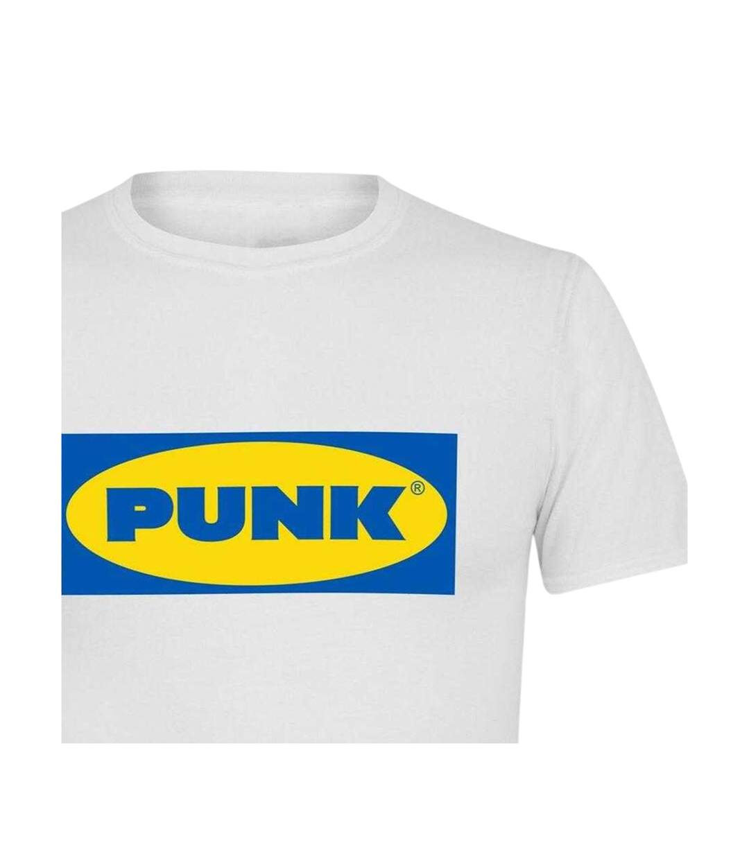 Unisex Adult Punk T-shirt White AWD-3