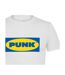 Unisex Adult Punk T-shirt White AWD-3