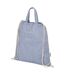 Pheebs Polycotton Drawstring Bag (Heather Blue) (One Size) - UTPF4294